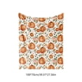 thumbnail image 3 of huayou Fall Harvest Theme Throw Blanket, 27.6x39.4 Inch Soft Cozy Breathable Blanket, for Bedroom Livingroom Farmhouse Sofa Arrangement, 3 of 6