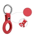 thumbnail image 2 of Key Chain Ring Cover Snap Closure Protective Leather Case for AirTag, 2 of 7