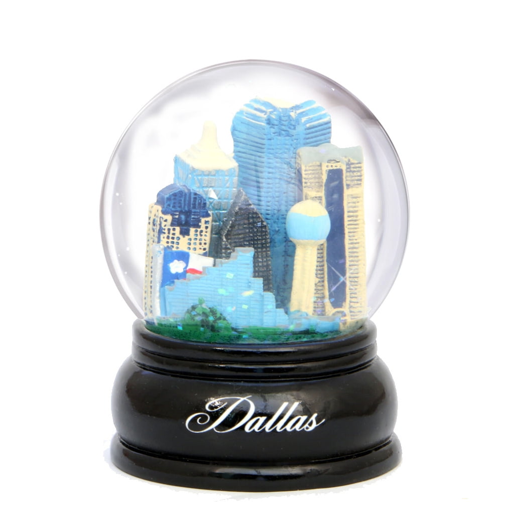 65mm Dallas, Texas Snow Globe