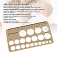 thumbnail image 3 of Herramienta De Medición Del Pezón Para Bridas, La Regla De Medición Del Pezón De Las Madres, La Regla De Medición Del Pezón, El Kit De Tamaño De Brida De Los Bridas Del, 3 of 7