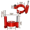 thumbnail image 4 of Mesa elevadora de enrutador Soporte de plataforma de elevación de aluminio Bancos de carp Carevas Base elevador, 4 of 7