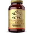 thumbnail image 1 of Suplemento Solgar de niacina (vitamina B3), 500 mg, 250 g de grasa vegetal, 1 of 5