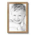 thumbnail image 2 of ArtToFrames 8" x 14" Gold Leaf with Bead Compo Picture Frame, 8.5x14 inch Gold Wood Poster Frame (WOM-4761), 1 Pack, 2 of 8
