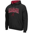 thumbnail image 2 of Men's Colosseum Black Alabama Crimson Tide Arch & Logo 3.0 Pullover Hoodie, 2 of 3