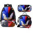 thumbnail image 1 of Sonic Primary School School Bag Three-piece Set Anime Cartoon Backpack Shoulder Bag Pencil Case High Quality Ultra-high Quality Advanced Customization, 1 of 5