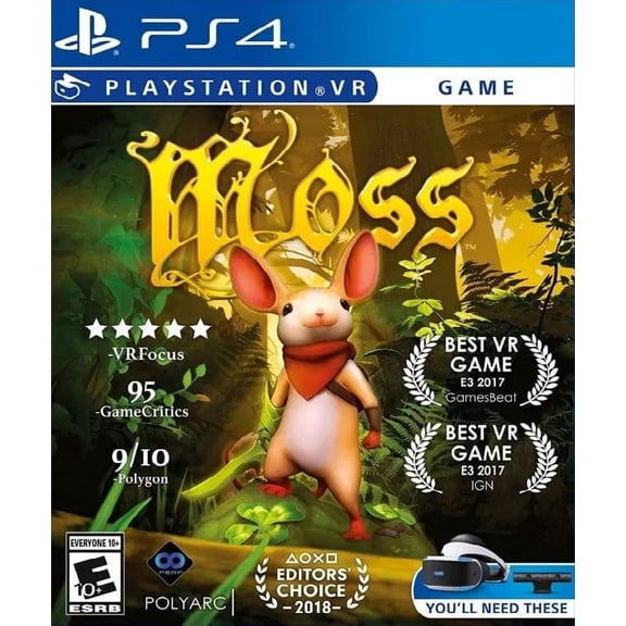 Restored Moss VR (PlayStation 4, 2018) PSVR (Refurbished)