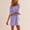 Purple, variant on Summer Dresses For Women Sevevn Women's Summer Solid Color Casual Short Sleeved Round Neck Pocket Dress Beach Dresses For Women