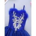 thumbnail image 6 of iiniim Kids Girls Swan Lake Ballet Dance Gymnastics Tutu Dress Sequins Leotard with Gloves and Hair Clip Set, 6 of 7