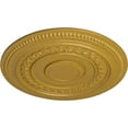 thumbnail image 3 of Ekena Millwork 18"OD x 1 1/4"P Oldham Ceiling Medallion (Fits Canopies up to 8 5/8"), Hand-Painted Iridescent Gold, 3 of 5