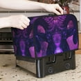 thumbnail image 7 of Yiaed Purple Starry Sky Antelope Print Two Slice Bread Machine Cover, Universal Size Kitchen Appliance Cover for Bread Machine,Bread Machine Cover, 7 of 7