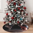 thumbnail image 7 of Lsque The Binding of Isaac Print Christmas Tree Skirt, Tree Skirt with Ties or Velcro, Perfect for Holiday Decorations, Halloween, and New Year-30", 7 of 7