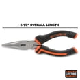 thumbnail image 2 of GreatNeck Long Nose Pliers, Steel, 6.5 inch, 2 of 10