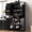 Black, variant on 71" Tall Kitchen Pantry Cabinet, Farmhouse Freestanding Storage Cupboard with 3 Pull-Out Organizers & 6 Door Racks, Embossed Texture, 2 Drawers, 4 Doors, Adjustable Shelves