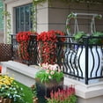 thumbnail image 5 of Hanging Artificial Violet Flower Basket Bunch Decoration, for Wall Decoration, 5 of 8