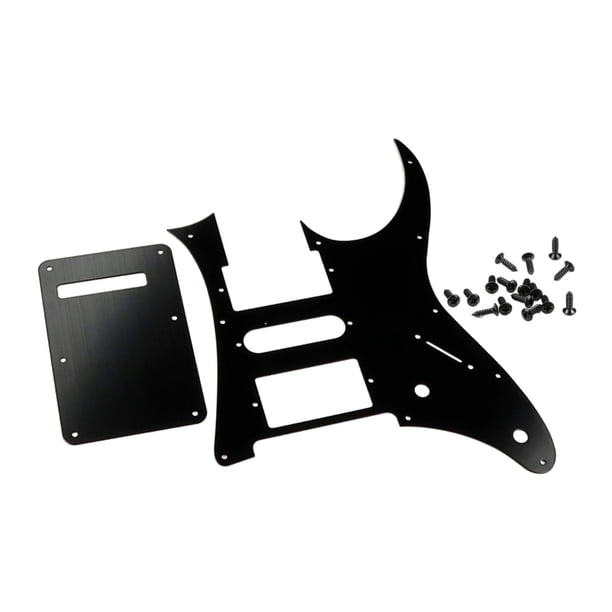 Golpeador acústico con tornillos Placa protectora universal para guitarra Golpeador de guitarra Negro