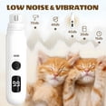 thumbnail image 3 of Pet Nail Grinder with LED Light, Quiet Rechargeable Nail Trimmer for Dogs and Cats, 3 of 7