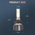 thumbnail image 2 of For 2000-2006 TOYOTA CAMRY LED Headlight Bulbs 9005 High Beam+9006 Low Beam 50W 5500LM 6000K,Cool White 4pcs, 2 of 21