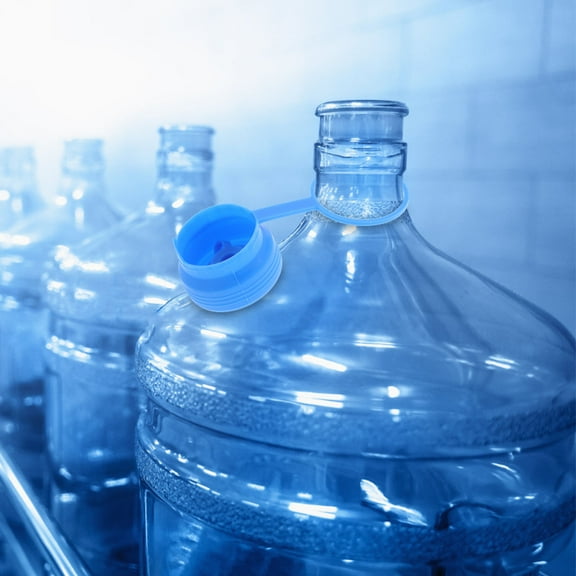 FRCOLOR 5 Pcs Bucket Sealed Lid Reusable Water Jug Lid 13.50X6.00X4.00CM Blue