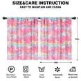 thumbnail image 2 of Blackout Kids Curtains,Pink Tie Dye Pattern Childrens Insulated Curtains Set Of 2,Bedroom Essentials,Toddler Room Decor 42"x54", 2 of 5