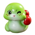 thumbnail image 5 of 1 Pcs 2025 Chinese New Year Snake Figures Decoration Miniature Resin Chinese New Year Zodiac Snake Ornament for Cake Topper Dollhouse Car Office Table Desk (Cute), 5 of 6