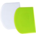 thumbnail image 1 of uds 12x9,5 cm (verde, blanco) raspador de masa tarjeta cortador de masa tazón raspador masa cortador de pan para hornear, plástico, 1 of 5