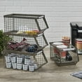 thumbnail image 3 of Wire Storage Basket - Stackable, 3 of 4