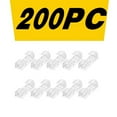 thumbnail image 1 of Transparent 200Pc Self-Adhesive Desktop Cable Organizer Fixing Clamp, 1 of 9