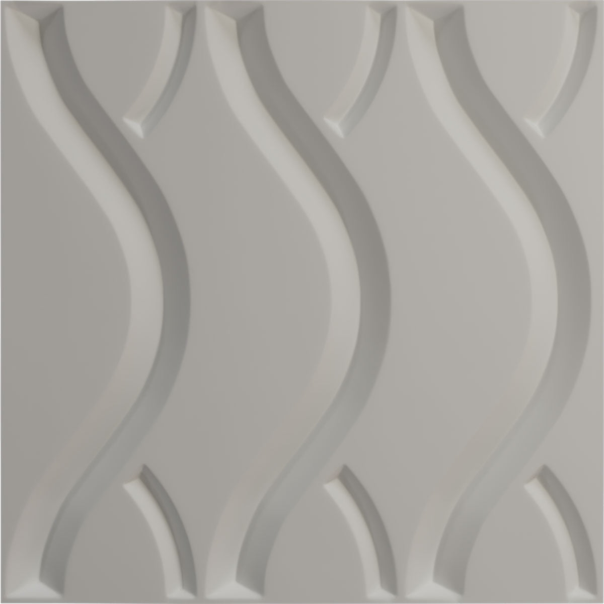 19 5/8"W x 19 5/8"H Nexus EnduraWall Decorative 3D Wall Panel, Universal Pearl Metallic Sea Mist (Covers 2.67 Sq. Ft.)