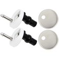 thumbnail image 2 of Toilet Seat Hinges and Screws Kit - Durable Stainless Steel Replacement Hinge Fittings for Standard Toilet Seats, 2 of 2