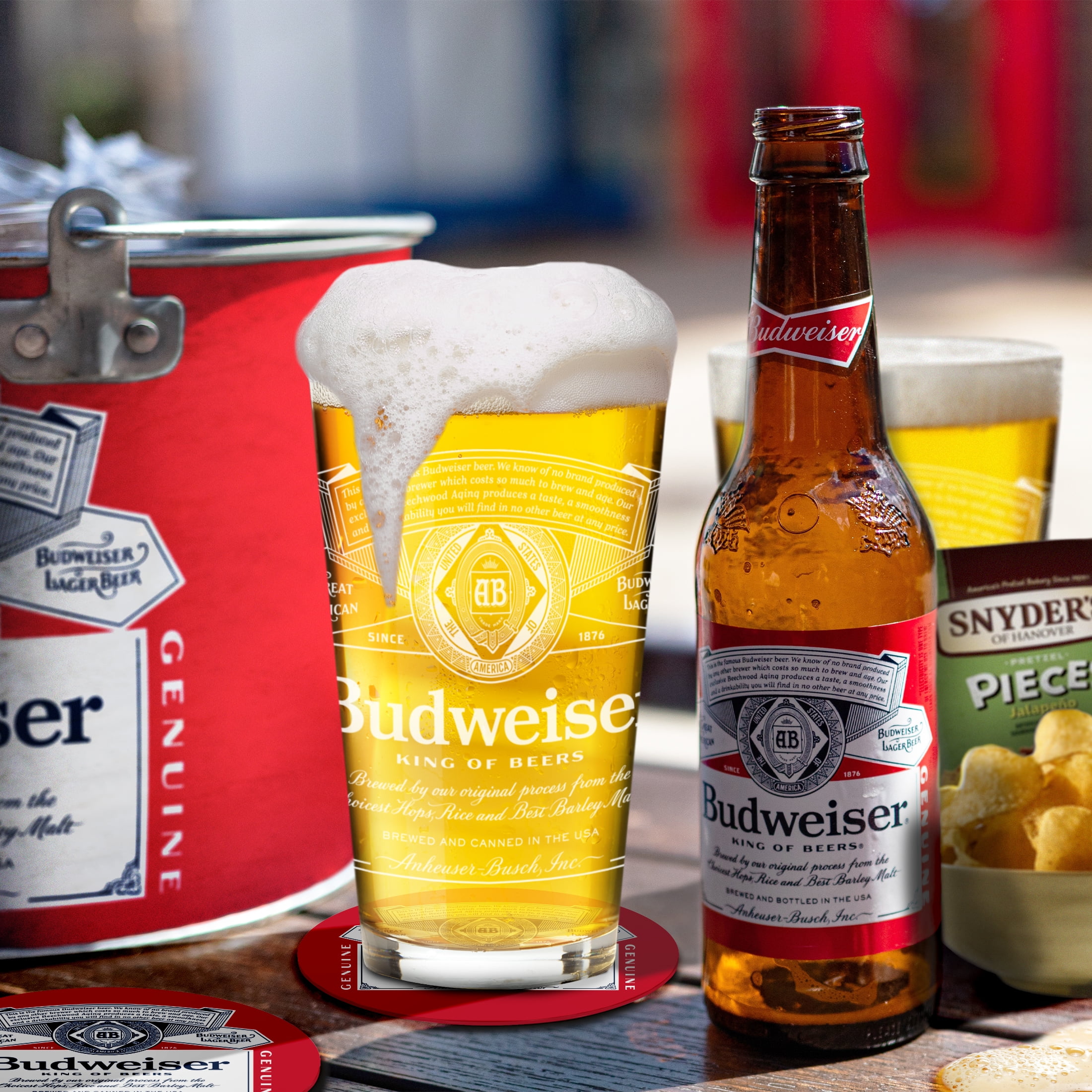 Budweiser ノベルティグッズセット Personalized-Budweiser-Plastic