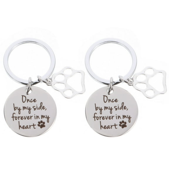 GETAJGHSD Pet Footprint Pendants Keychains 2Pcs Assorted Color Pendant Design for and Souvenirs
