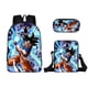 thumbnail image 2 of Conjunto de 3 piezas de Dragon Ball para niños, mochila de Anime, figuras de Goku, mochilas escolares, bolígrafos y bolsas de mensajero, bolsa de viaje, regalos para niños, 25 estilos gym unisex, 2 of 2