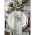 thumbnail image 3 of Cloth Napkins Set of 2 - 20x20 Inches, Sage Green Gray Ombre Washable Reusable Table Napkins, Vintage Country Wooden Soft & Absortbent Dining Napkin for Party Wedding Hotel Restaurant, 3 of 8