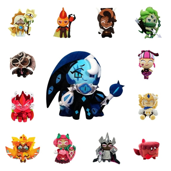 Cookie Run Kingdom Official Shadow Milk Cookie Plush – Soft & Huggable 9.8" Toy