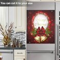 thumbnail image 6 of Coolnut Christmas Bell Bow and Snowflakes Dishwasher Magnet Cover 23"Wx26"H , Farmhouse Kitchen Dishwasher Cover Magnetic Appliance Covers Door Stickers for Kitchen Home Cabinet Decals, 6 of 6