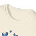 thumbnail image 3 of Summer Gnome Blue Butterfly Daisy Family Graphic Novelty Unisex T-Shirt, 3 of 7