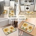 thumbnail image 4 of Vintage Sunflower Home Sweet Home Kitchen Rugs Set 2Pcs Non Slip Kitchen Floor Rug and Mat Cushioned Kitchen Runner Rug Comfort Soft Standing Area Mat Carpets Farmhouse Doormat 17"x48"+17"x24", 4 of 6