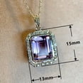 thumbnail image 2 of Fashion 925 Silver Necklace Pendant Cubic Zircon Women Engagement Party Jewelry, 2 of 2