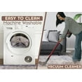 thumbnail image 3 of L'Baiet Jasmine Gray Distressed Washable 2 ft. x 3 ft. Fabric Scatter Rug, 3 of 6