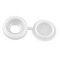 thumbnail image 3 of White Plastic Decorative Screw Covers - 100 Pack M5 Self-Tapping Screw Caps for Furniture Cabinets & Wardrobes - Multi-Functional Protection Covers with Cross Pattern Design, Easy Installation,, 3 of 6