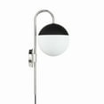 thumbnail image 2 of Modway Stellar 1-Light Wall Sconce in Opal Polished Nickel, 2 of 7