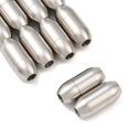 thumbnail image 2 of Resistant 304 Stainless Steel Matte Surface Magnetic Clasps with Glue-in Ends Barrel Stainless Steel Color 16x7mm Hole: 3mm, 2 of 5