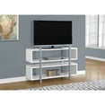 MONARCH BOOKCASE / TV STAND 48"L X 32"H / WHITE