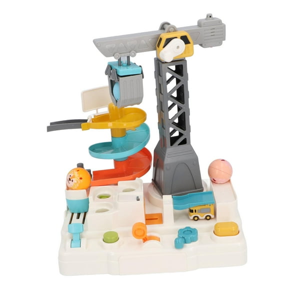 Car Track Adventure Toy, Interactive Puzzle Animal Ball Adventure Playset for Home for Children