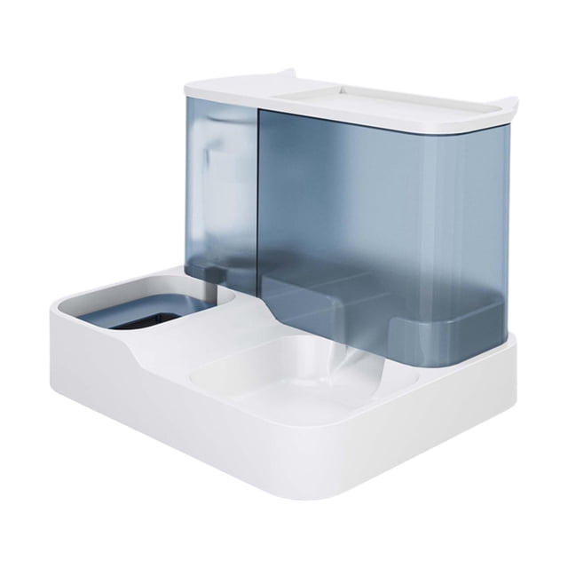 Alimentador Automático de Mascotas Yinane Dispensador de alimentos azul