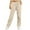 Beige, variant on GJSYRH Women's Lined High Waisted Sweatpants Wide Leg Joggers with Pockets for Casual Workout and Yoga Comfort