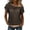Pink womens swimsuits 07, variant on Karymi Blouses for Women Asymmetrical One‑Shoulder Lace Top, Geometric Hollow‑Out Cold‑Shoulder Cap Sleeve Layered Blouse, Daily‑Wear T‑Shirt Workout Tops for Women