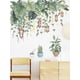 thumbnail image 2 of Tropical Leaves Wall Decals Hanging Vines Green Plants Wall Stickers Living Room Bedroom Office Wall Decor, 2 of 5