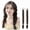 Brown, variant on High Temperature Wire Long Straight Hair Tail Braid - Durable and Versatile for Stunning Twists and Braids
