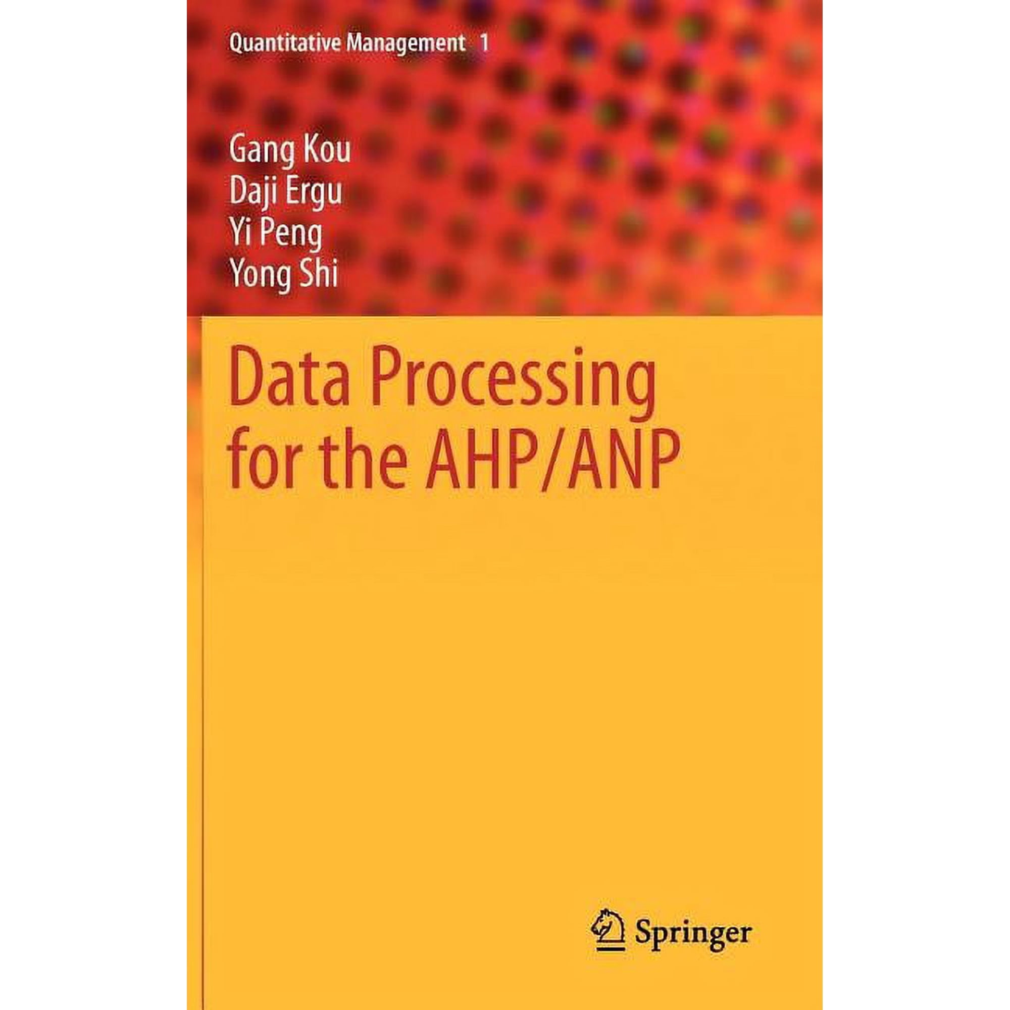 Quantitative Management Data Processing for the Ahp/Anp, Book 1, (Hardcover)